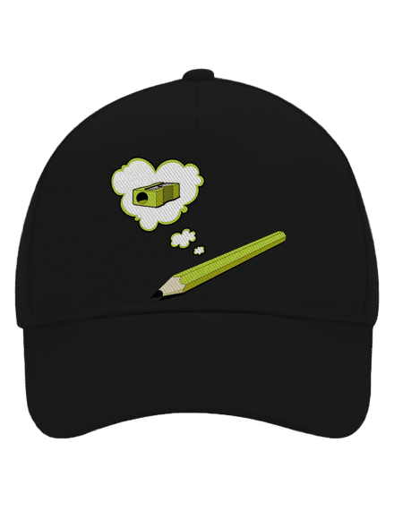 Ceruza és hegyező baseballsapka Black