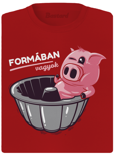 Formában női sportpóló Red Mal
