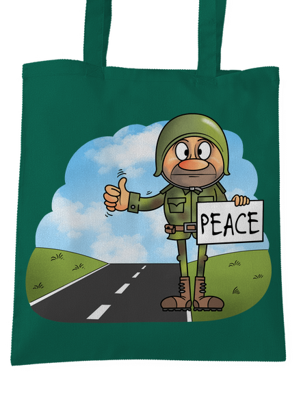 Peace táska Bottle Green