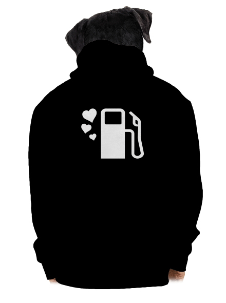 Tele kérem cipzáras férfi pulóver Black