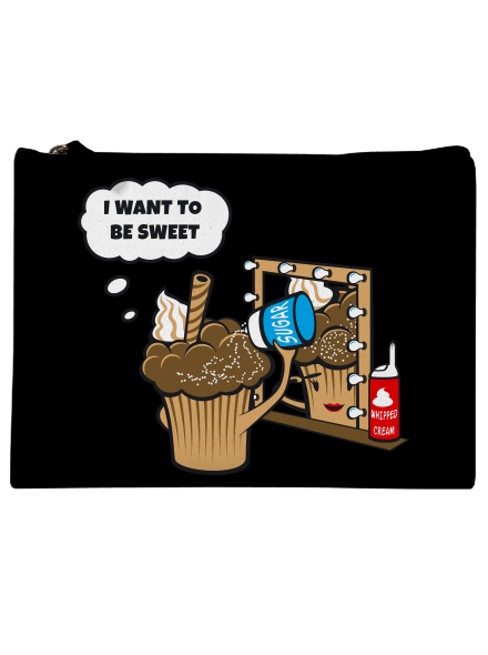 Sweet muffin kis táska Black