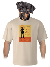 unisex túlméretezett póló