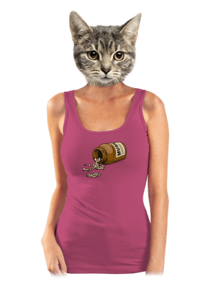 Music Pills klasszikus női trikó Magenta