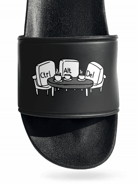 Elválaszthatatlan haverok papucs Black