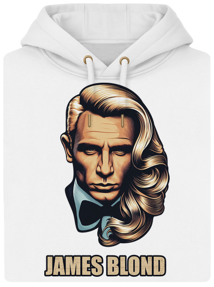 James Blond unisex prémium pulóver Snowwhite