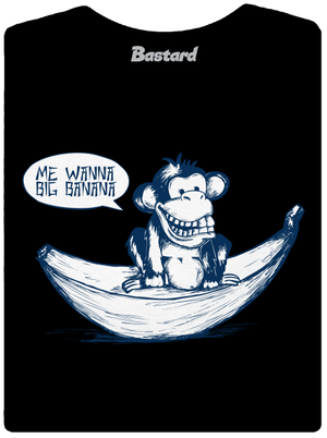 Big banana prémium női póló Black