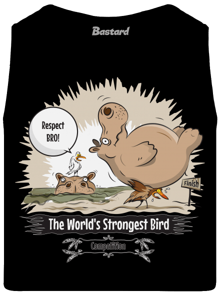 Strongest bird férfi trikó Black