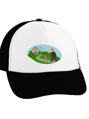 Vissza az iskolába teherautós sapka Black cap