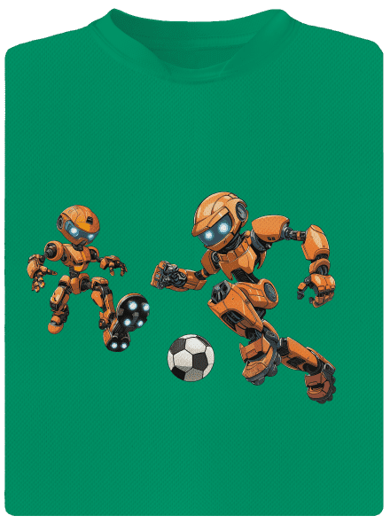 AI futball gyerek sport póló Kelly Green Mal