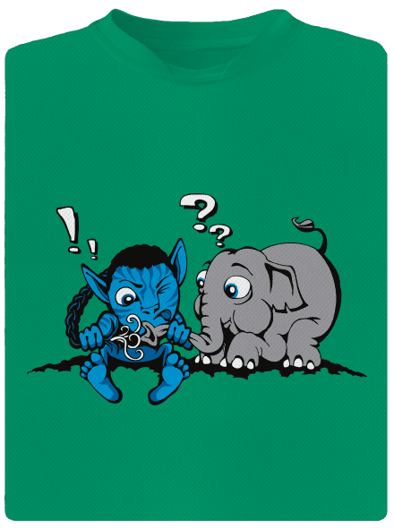 Error 501 gyerek sport póló Kelly Green Mal