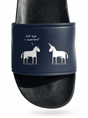 Pornókürt papucs Navy