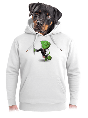 Az álcázás mestere unisex prémium pulóver Snowwhite