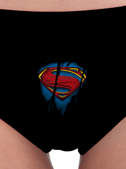Superman Inside női bugyik Black