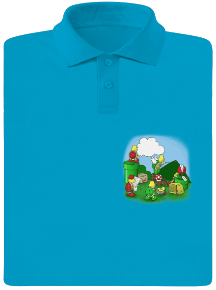 Hogyan építsünk fel egy új szintet férfi pólóingek Blue Atol