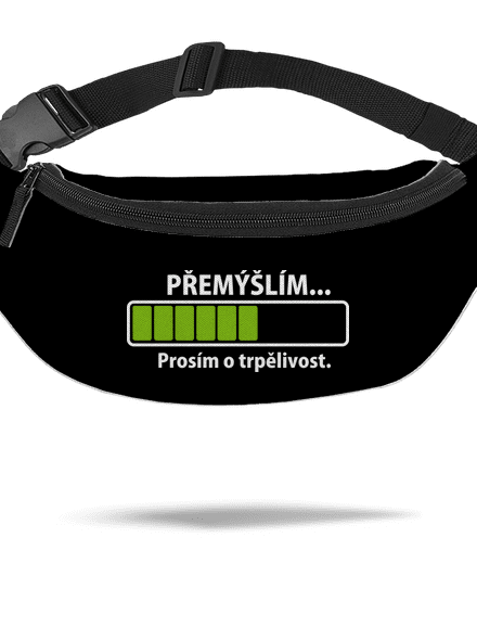 Gondolkodom övtáska Black