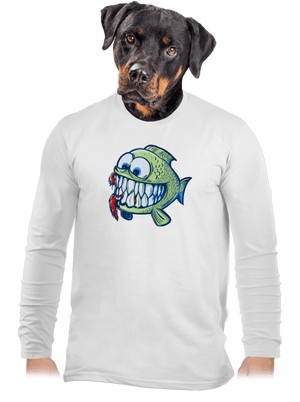  férfi hosszú ujjú póló White