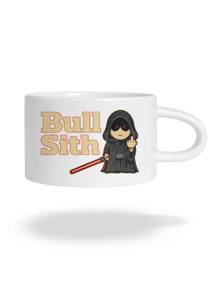 Bull sith macaron bögre White