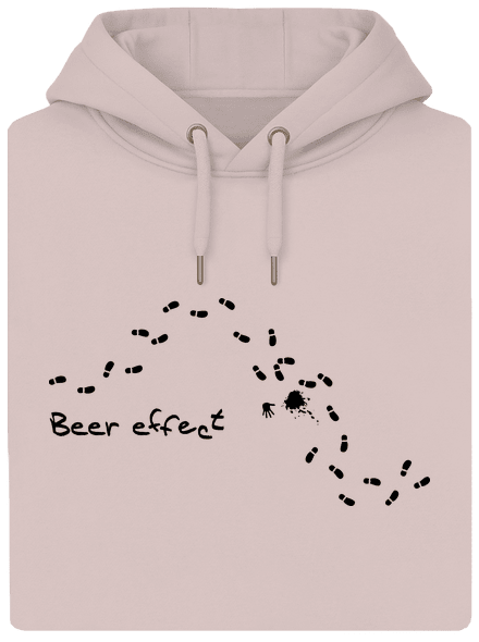 Beer effect unisex prémium pulóver Rose Chalk