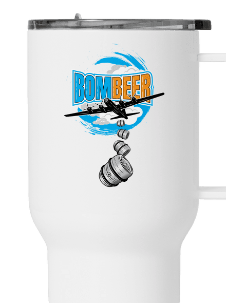 BomBeer termosz bögre White
