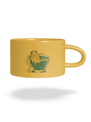 Lazítás macaron bögre Yellow Macaron