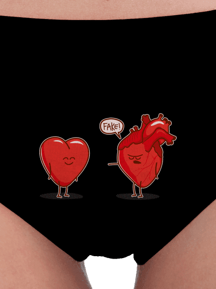 Szívügyek női bugyik Black