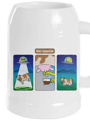 Alien Cappuccino söröskorsó White