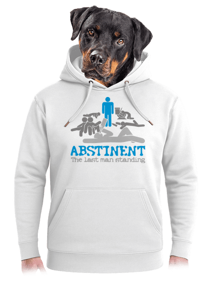 Absztinens unisex prémium pulóver Snowwhite
