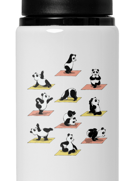 Panda jóga kulacs White