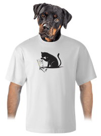 unisex túlméretezett póló