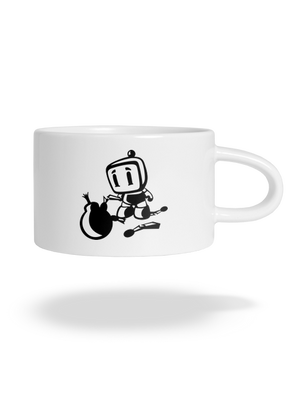 Bomberman macaron bögre White