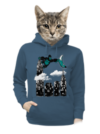 női kenguruzsebes pulóver