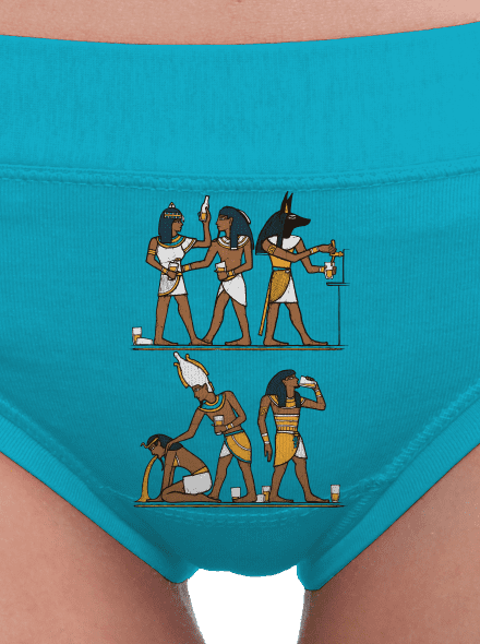 Egyiptomi parti női bugyik Turquoise