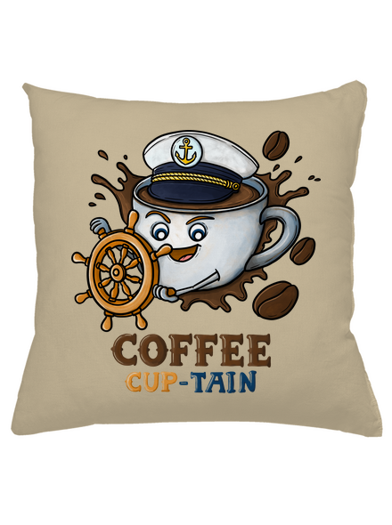 Coffee Cup-tain párna Beige