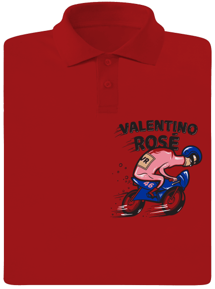 Valentino Rosé férfi pólóingek Red Mal