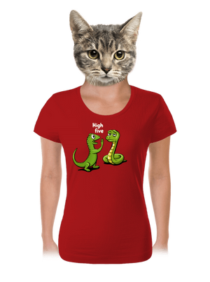 High Five női póló Red Mal