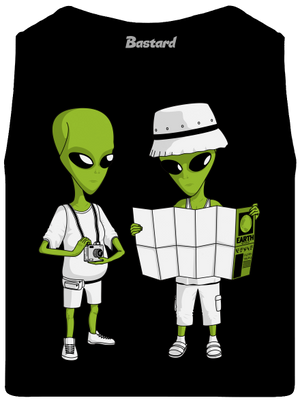 Idegenek férfi trikó Black