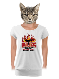 női póló elasztikus alsó szegéllyel