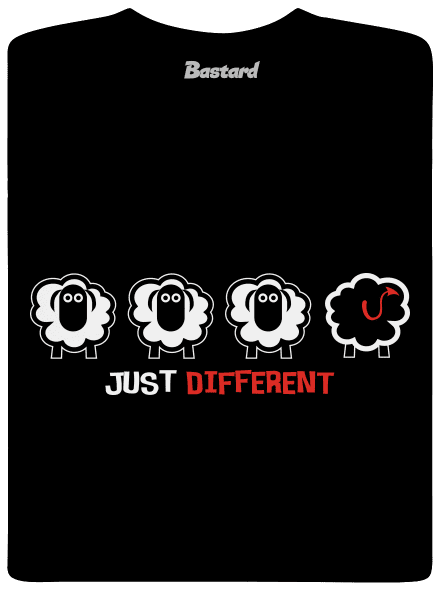 Fekete bárány férfi póló Black