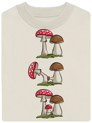 A gombakrónikából unisex crewneck Off White