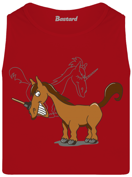 Jednorožec férfi trikó Red