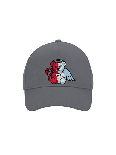 Angyal vagy ördög baseballsapka Graphite grey