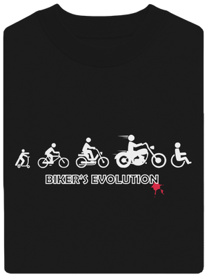 Bikers evolution unisex crewneck Black