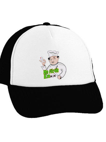 Ma főzök én teherautós sapka Black cap