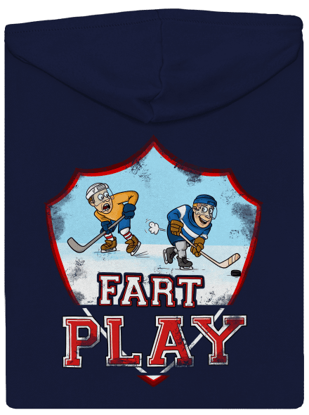 Fart Play cipzáras férfi pulóver Navy