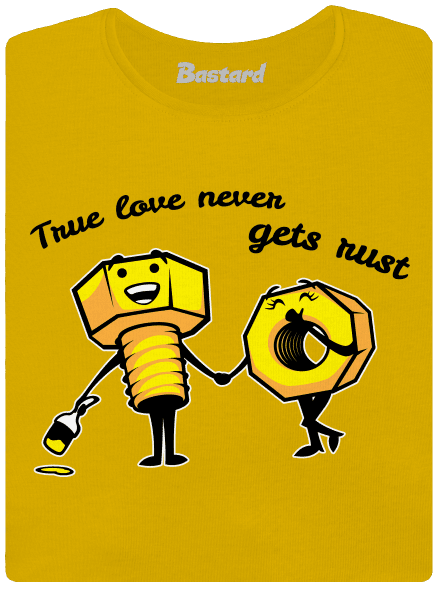 True love női póló Yellow