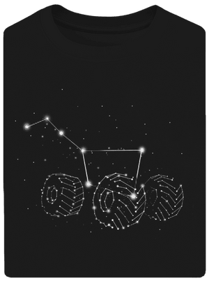 Göncölszekér unisex túlméretezett póló Black