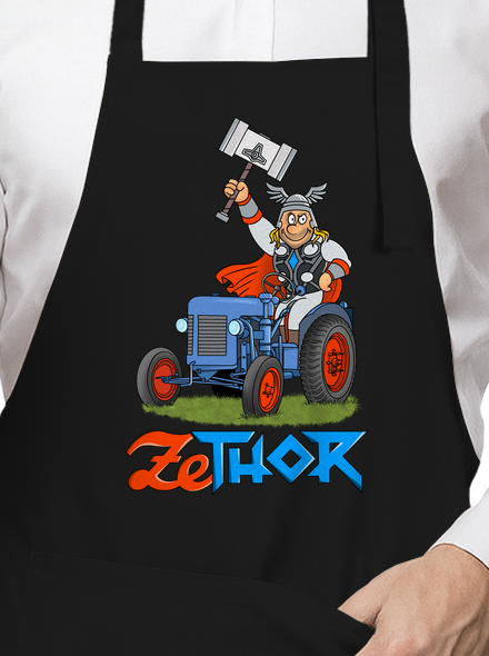 ZeThor kötény Black