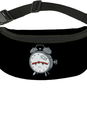 Ébresztőóra övtáska Black