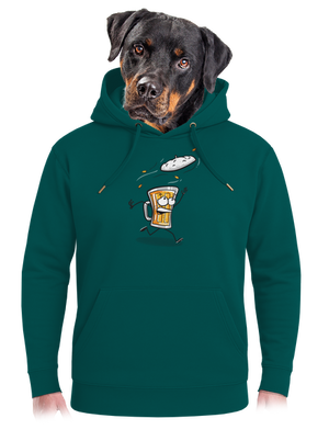 Sapka unisex prémium pulóver Emerald Green