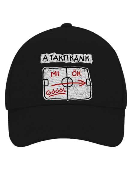 A taktikánk baseballsapka Black